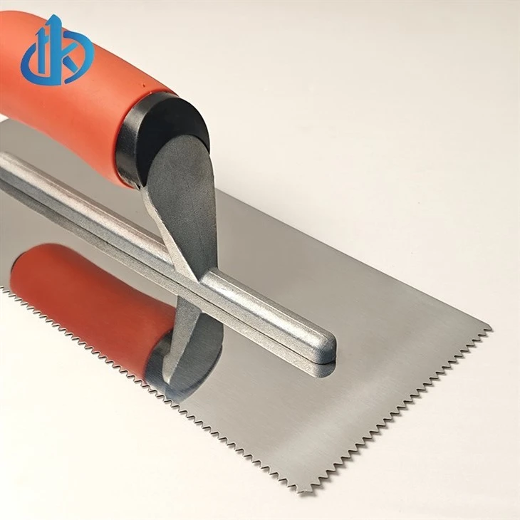 Rubber Handle V Groove Trowel